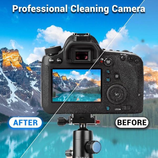 Camera Lens Cleaning Kit, 10-in-1 Camera Cleaning Kit, Camera Lens Cleaner and Camera Accessories, Includes Lens Cleaning Kit/Lens Cleaner/Lens Cleaning Pen/Soft Brush - Image 5