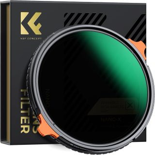 K&F Concept 67mm ND4-64 (2-6 Stops) ND Lens Filter Variable & CPL Polarizers Filter 2-in-1, 28 Multi-Coated Polarizing and Neutral Density Camera Lens Filter (Nano-X Series)