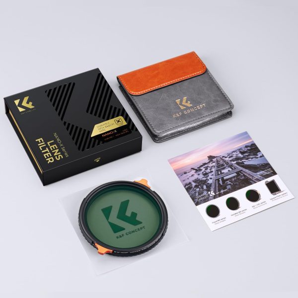 K&F Concept 67mm ND4-64 (2-6 Stops) ND Lens Filter Variable & CPL Polarizers Filter 2-in-1, 28 Multi-Coated Polarizing and Neutral Density Camera Lens Filter (Nano-X Series) - Image 8