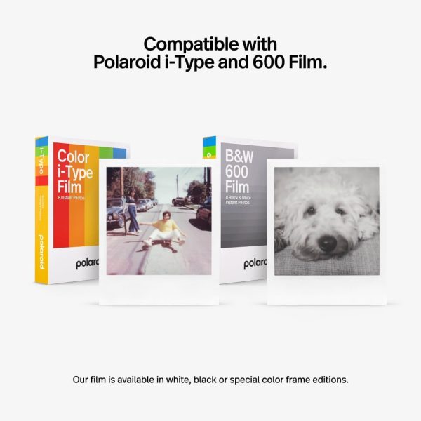 Now 2nd Generation I-Type Instant Film Camera - Black & White (9072) - Image 9